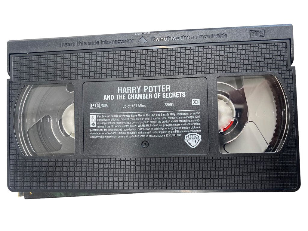 Harry Potter And The Chamber Of Secrets VHS