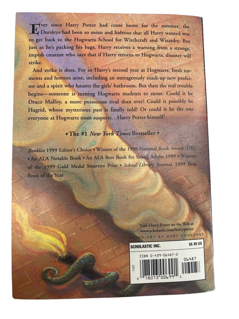 Harry Potter And The Chamber Of Secrets by J.K. Rowling