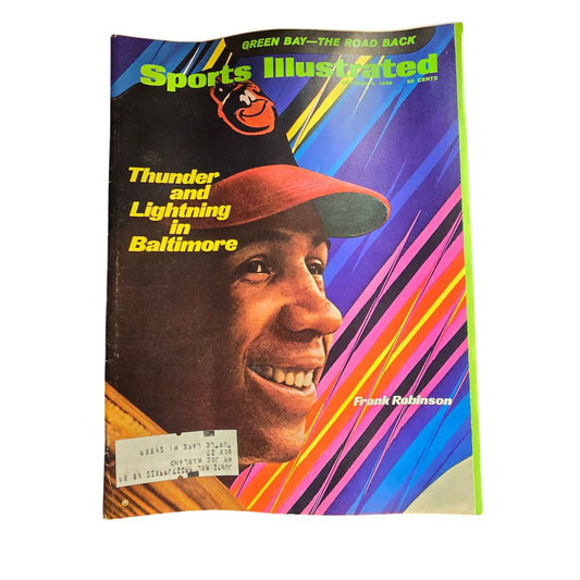 Vintage Sports Illustrated Magazine October 6 1969 Frank Robinson Baseball Cover