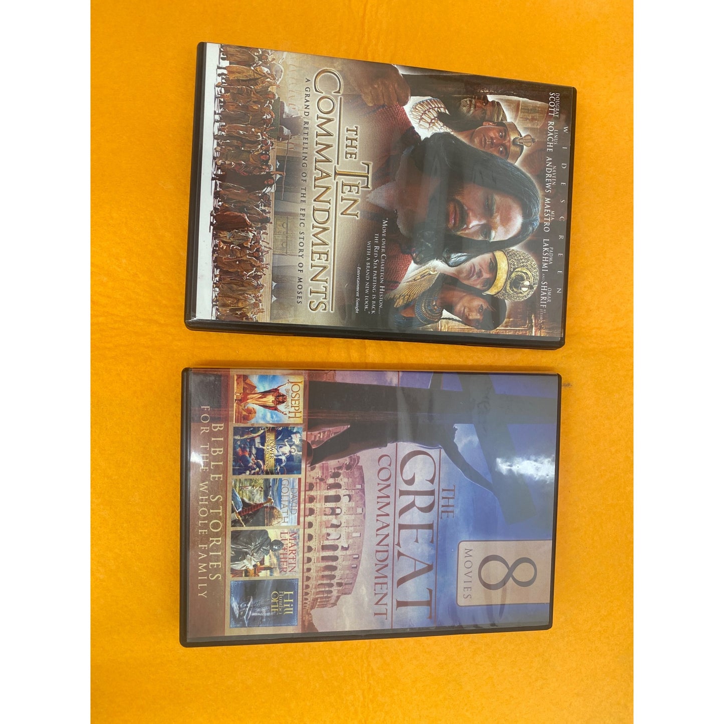 Bible Stories For The Whole Family DVD Collection  9 Movies  13+ Hours Of Inspiring Content  The Ten Commandments & More