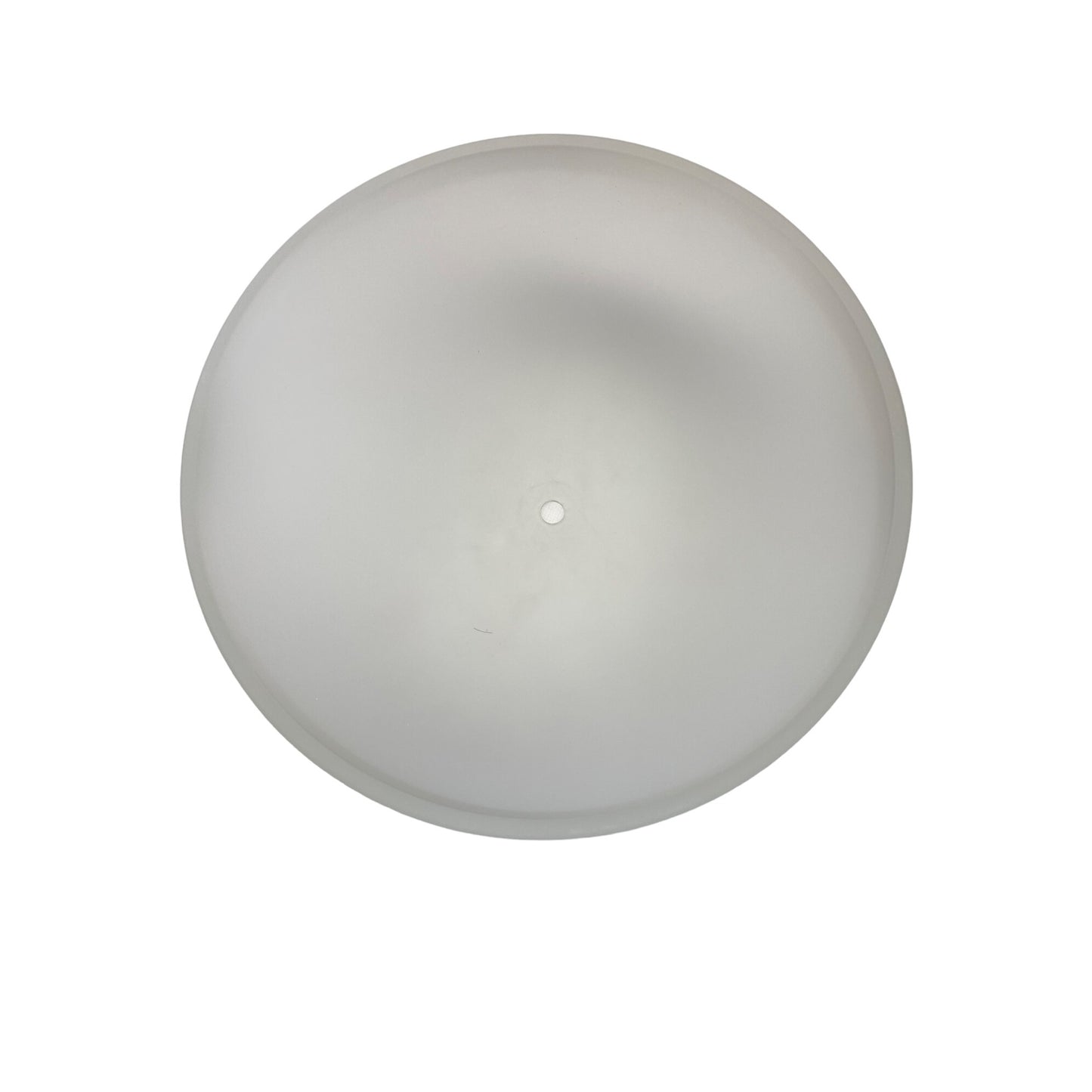 Flush Mount Ceiling Light Fixture With Brushed Nickel Finish & Frosted Glass Shade
