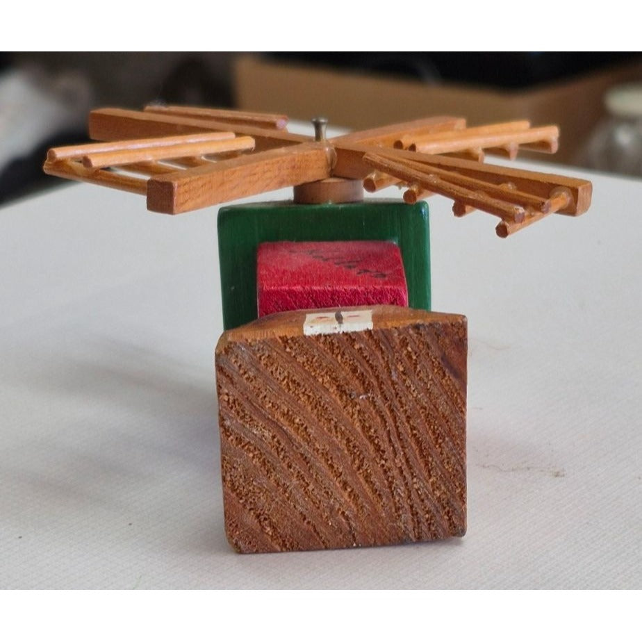 Handcrafted Wooden Windmill
