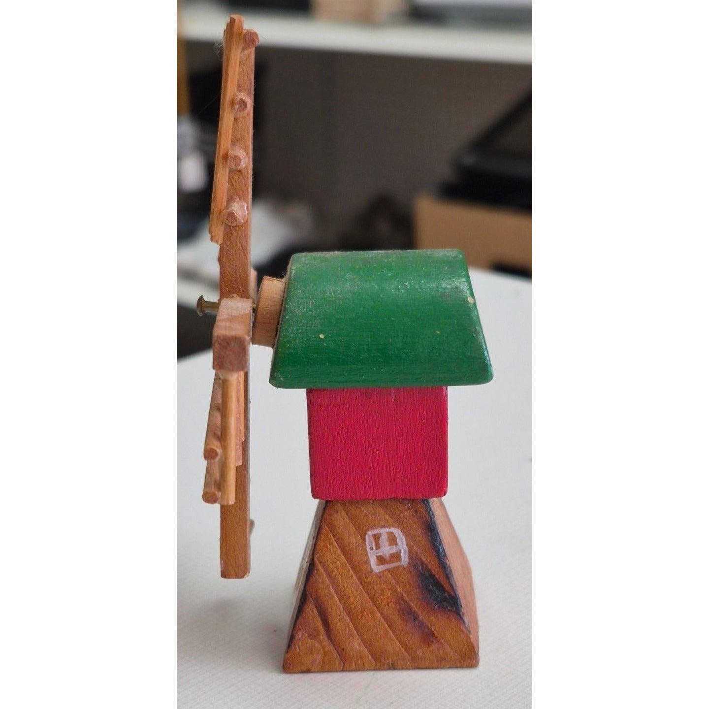 Handcrafted Wooden Windmill