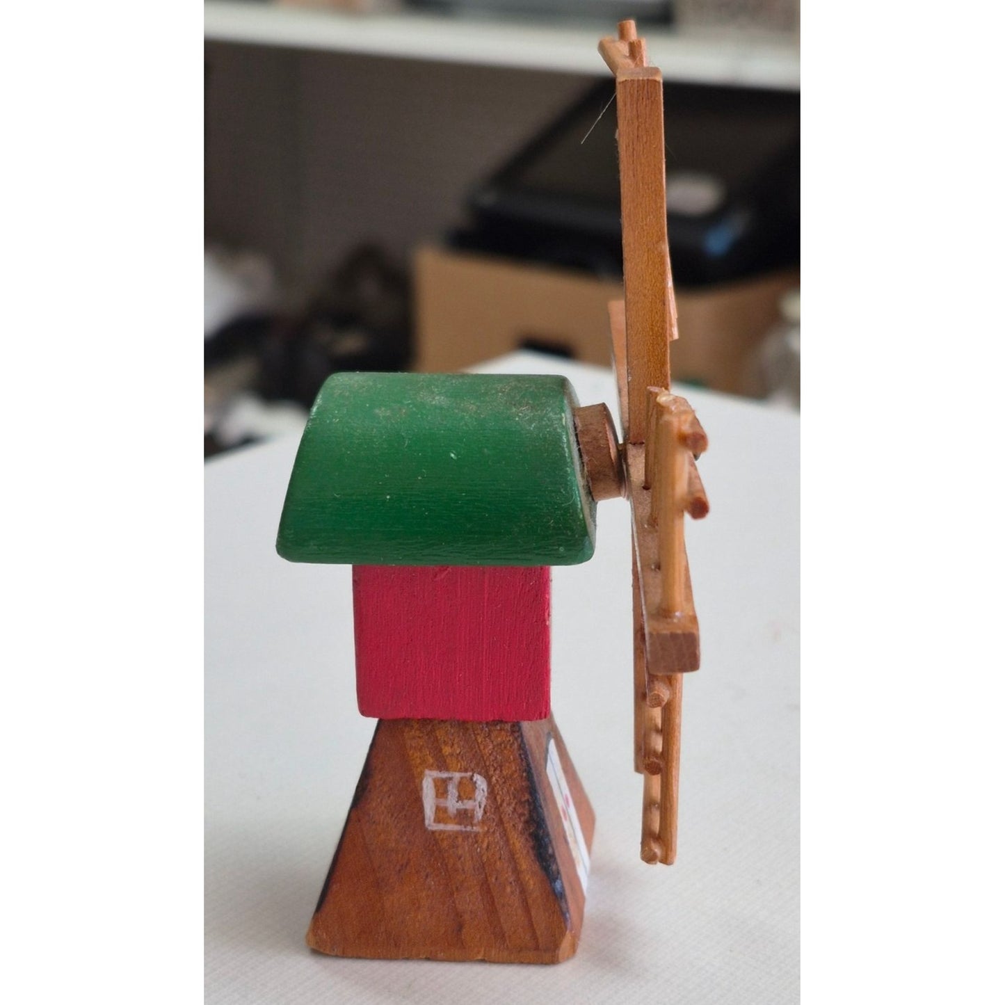 Handcrafted Wooden Windmill