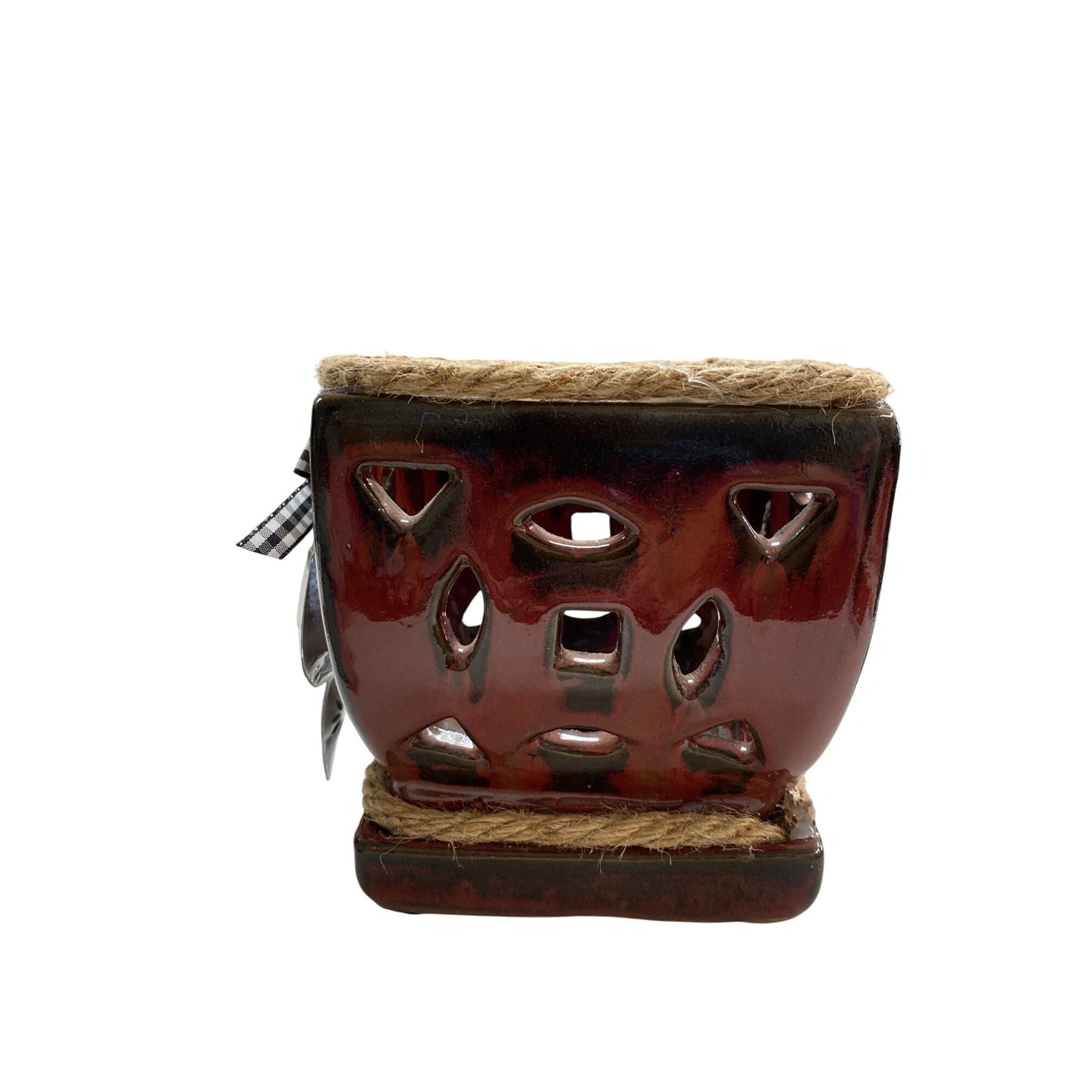 Christmas Ceramic Plant Candle Holder