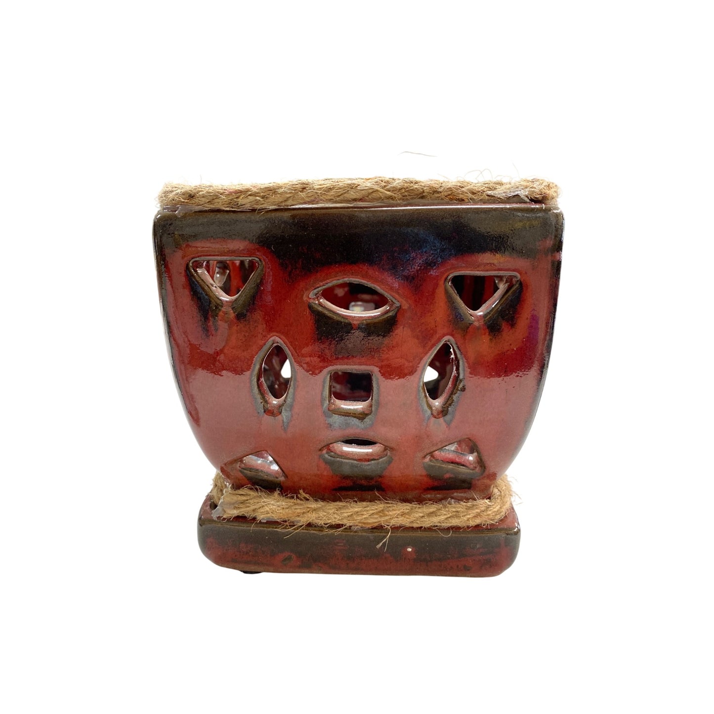 Christmas Ceramic Plant Candle Holder