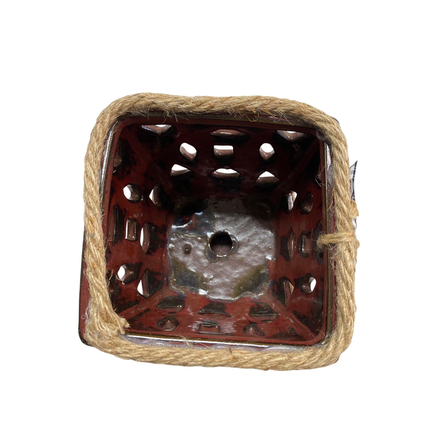 Christmas Ceramic Plant Candle Holder