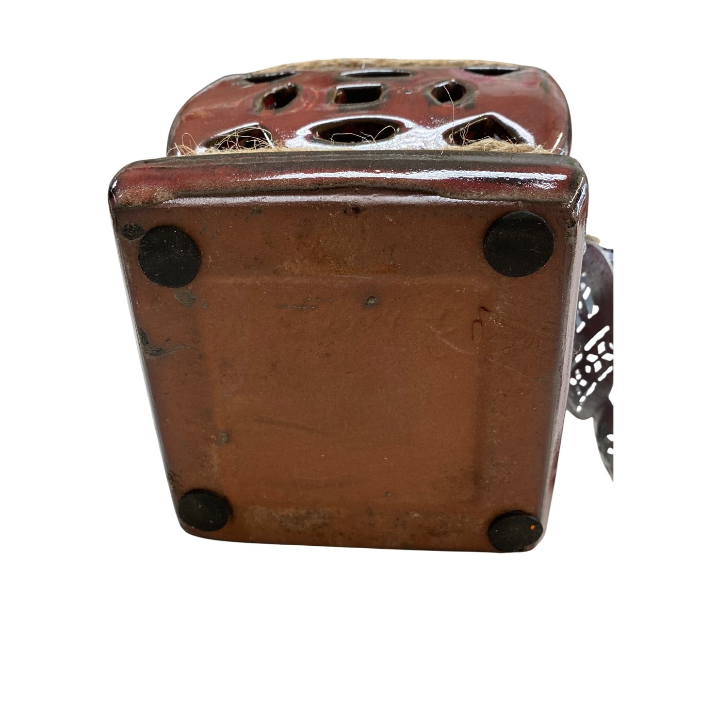 Christmas Ceramic Plant Candle Holder