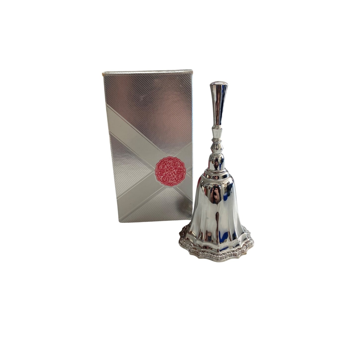 Avon Hudson Manor Collection Silver-Plated Hostess Bell Gift Boxed Elegant Decor