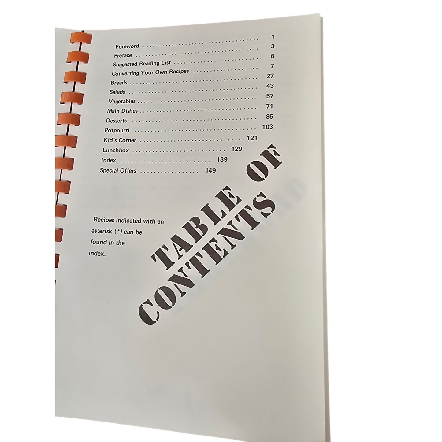 Feasting Naturally Spiral-Bound Cookbook  1980