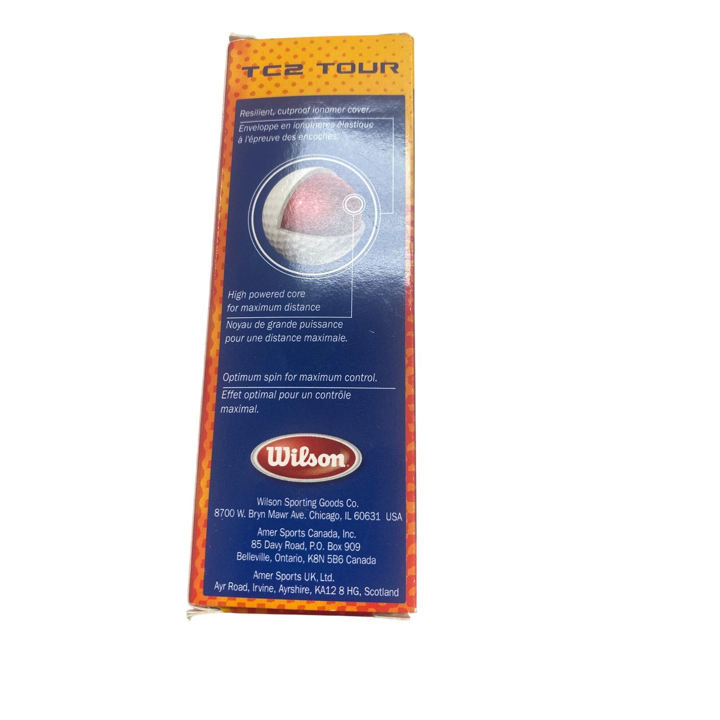 Wilson TC2 Tour Golf Balls Maximum Distance & Spin Control