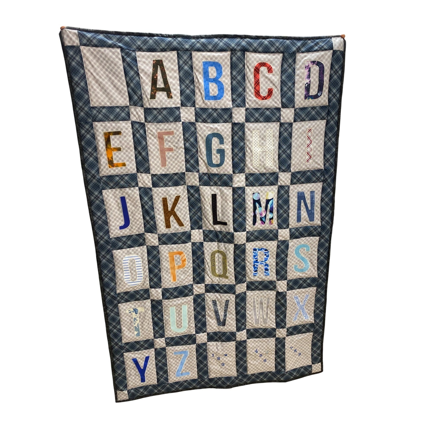 Handmade Alphabet Quilt