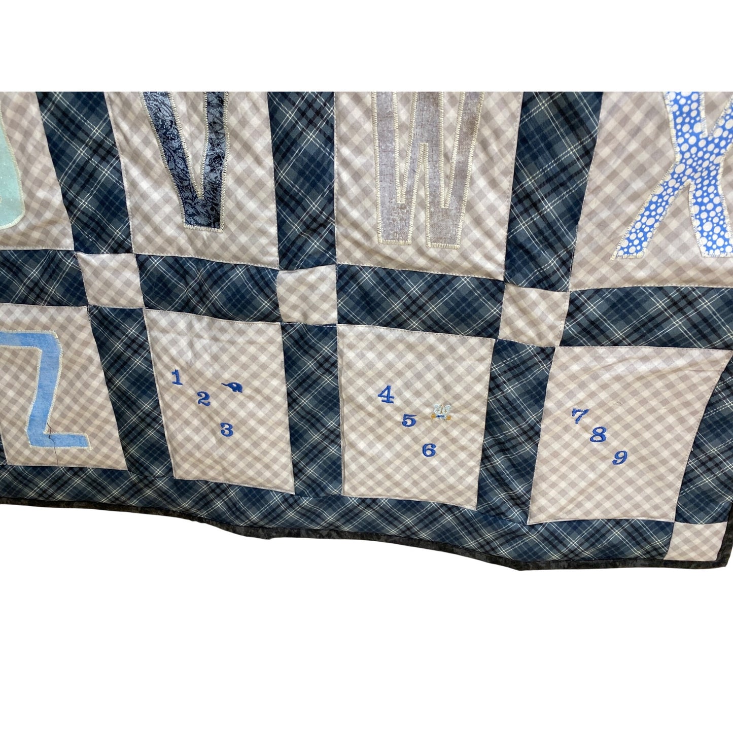 Handmade Alphabet Quilt