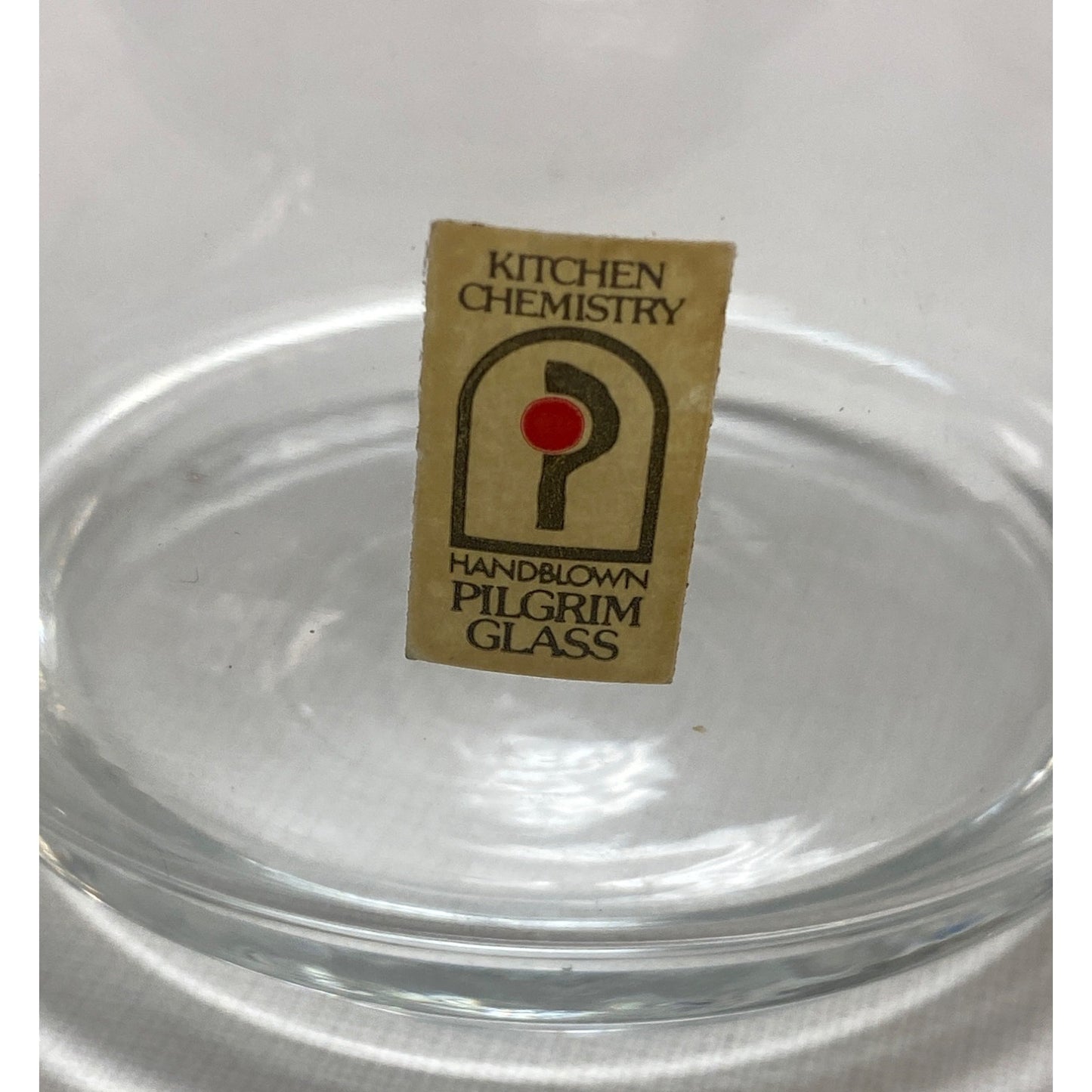 Handblown Pilgrim Glass Kitchen Chemistry