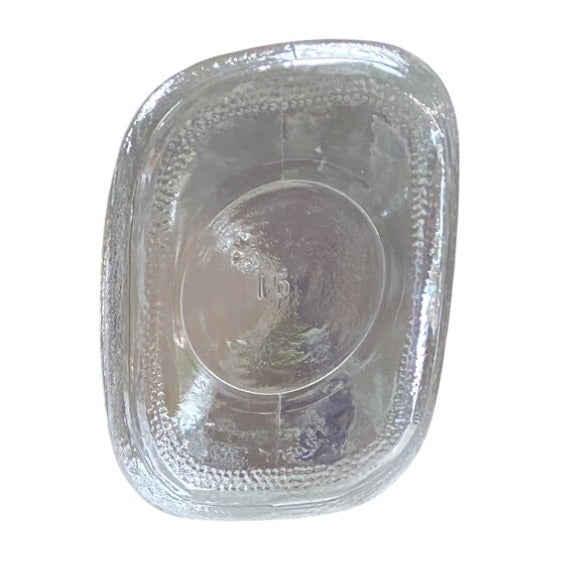 Vintage Clear Glass Milk Bottle