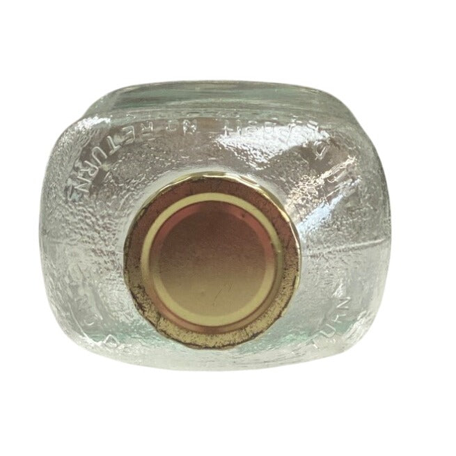 Vintage Clear Glass Milk Bottle