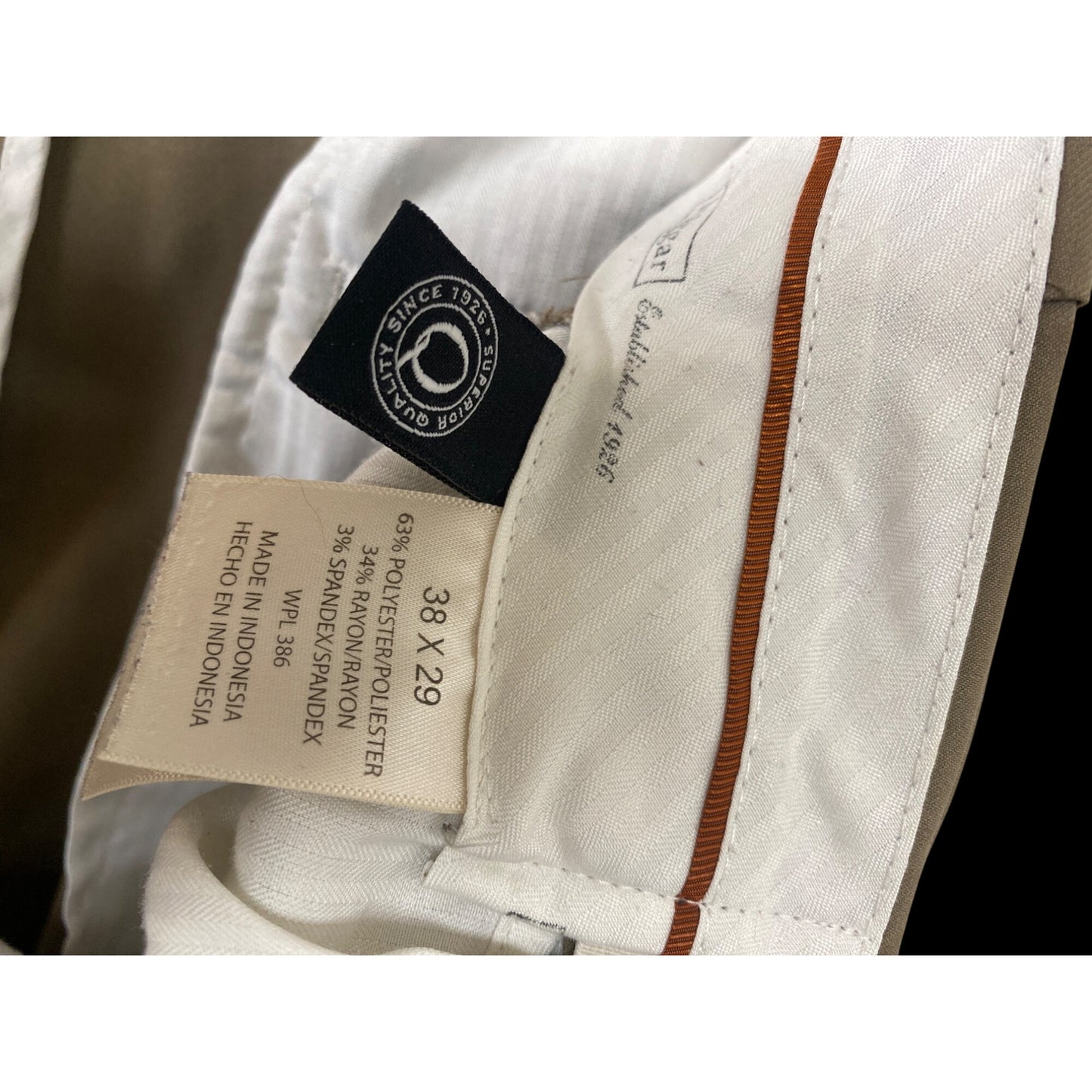 Haggar Mens Classic Fit Dress Pants 38x29