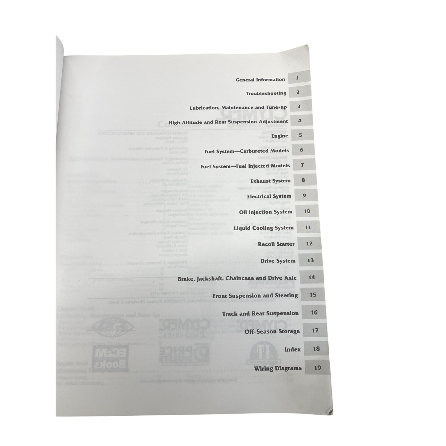 Clymer Ski-Doo Snowmobile Shop Manual 1990-1995 Service Repair Maintenance