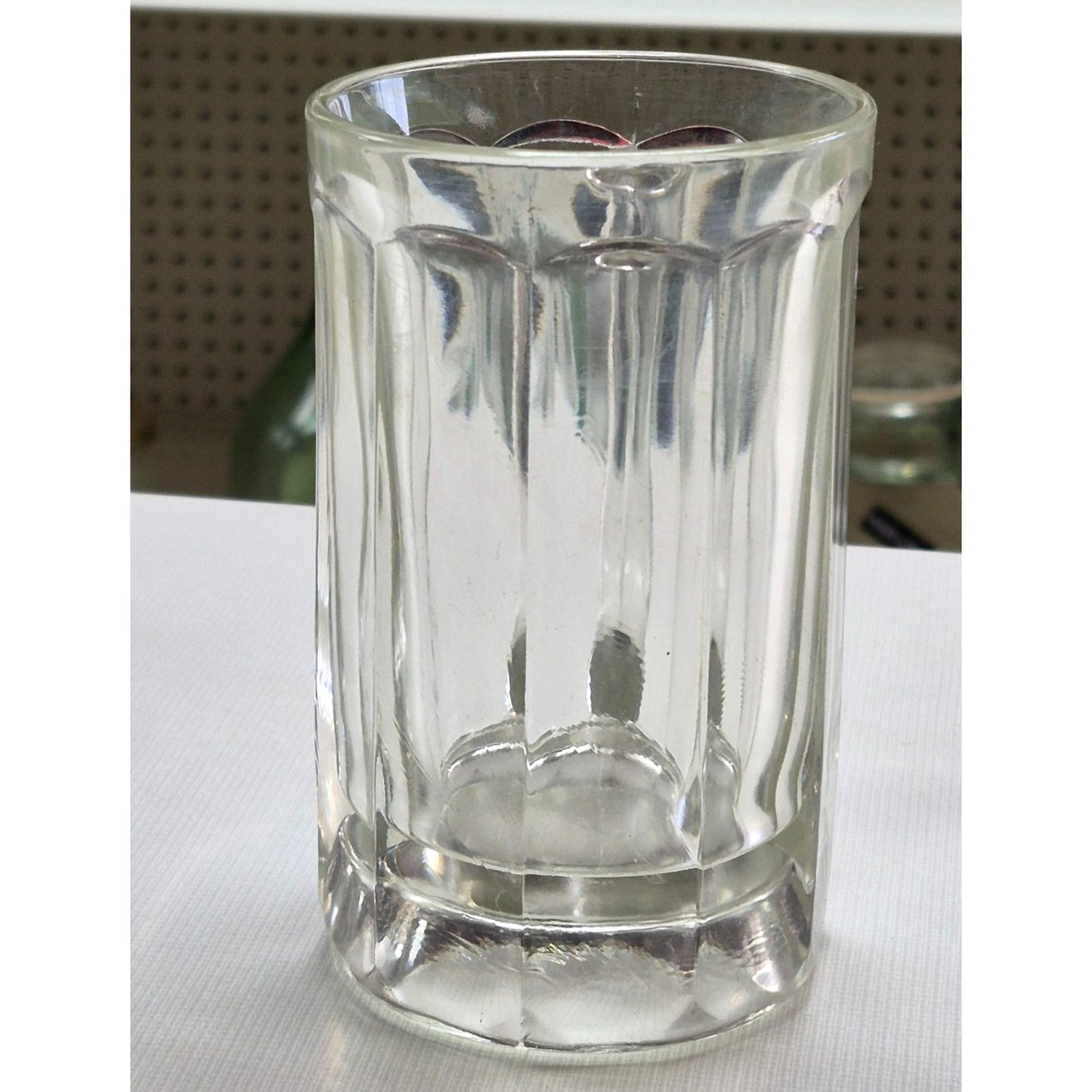 Clear Glass Beer Mug 16 oz Heavy Duty Large Handle Classic Design