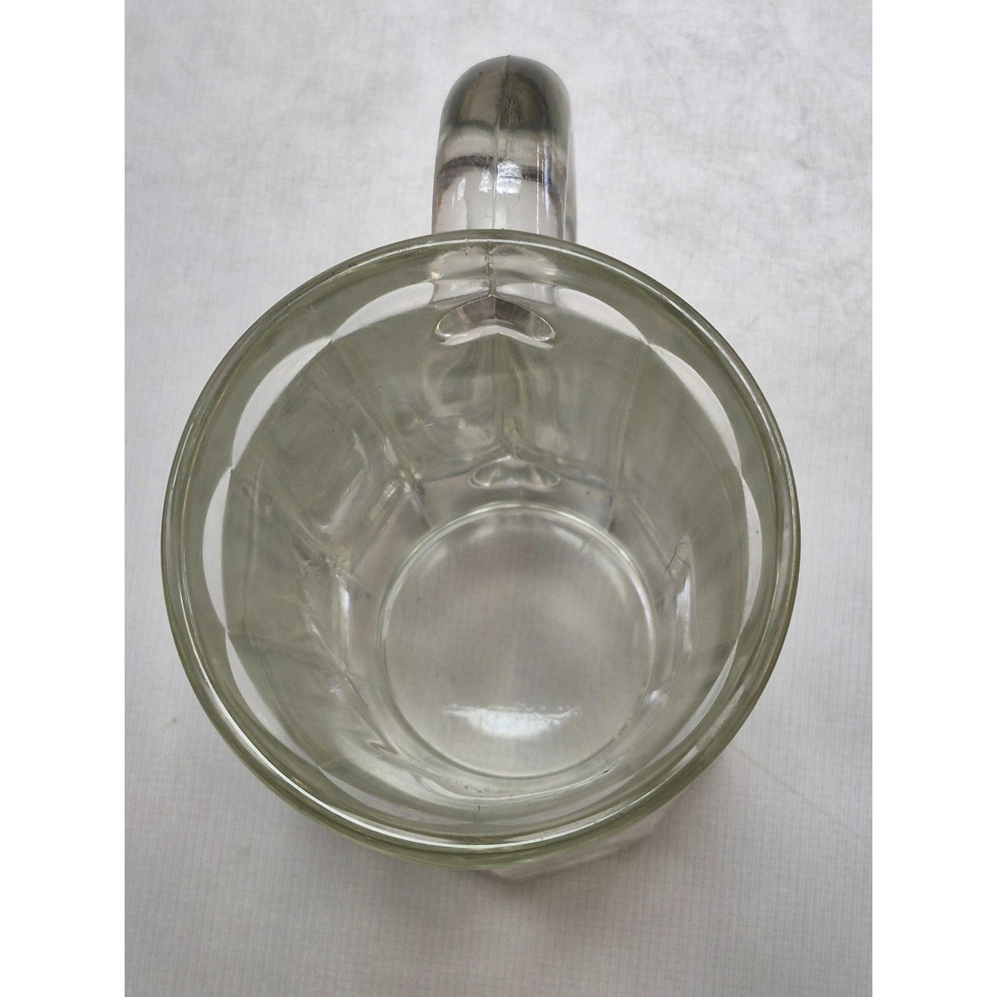 Clear Glass Beer Mug 16 oz Heavy Duty Large Handle Classic Design