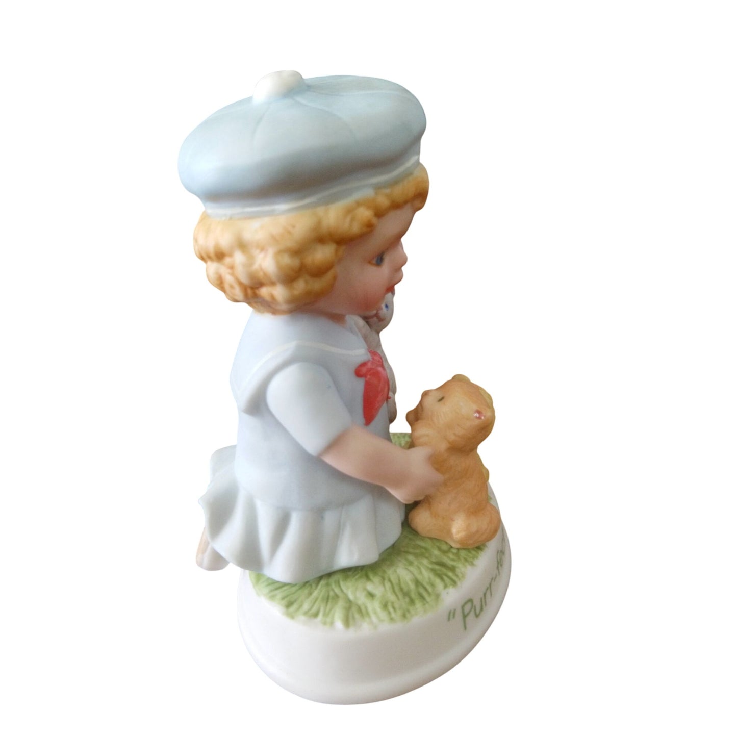 Avon 1991 Tender Memories "Purr-Fect Love" Figurine Collectible Decor