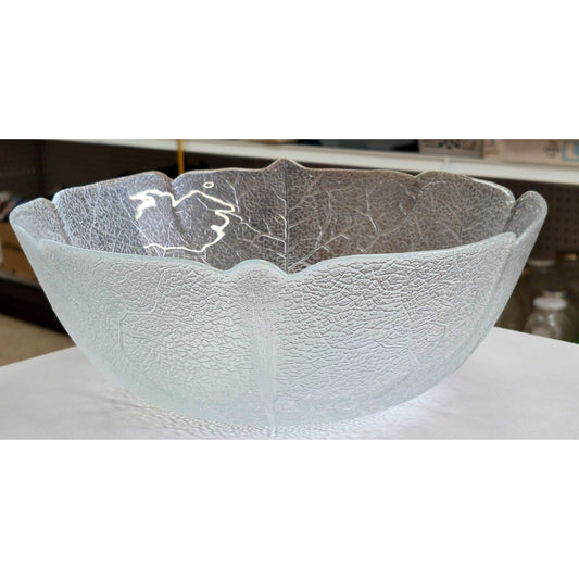 Vintage Arcoroc France 1970's Salad Bowl