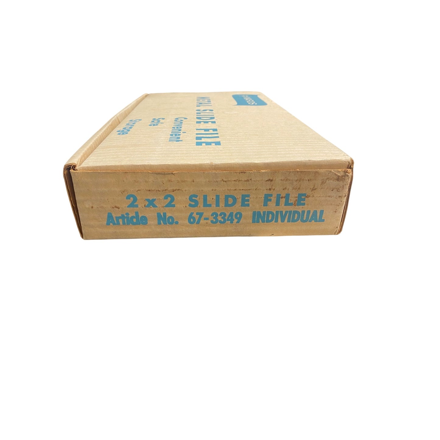 Wards Metal Slide File Case 2x2 With Box