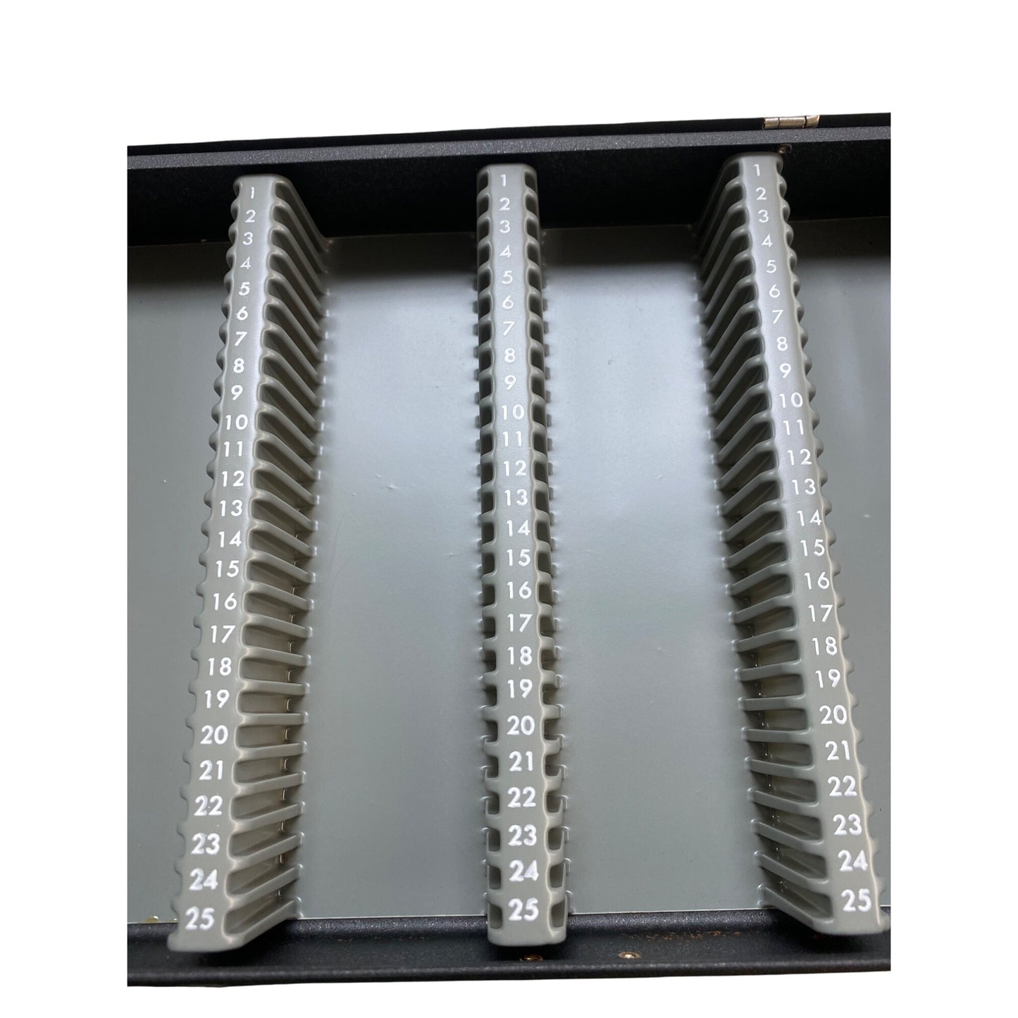 Wards Metal Slide File Case 2x2 With Box