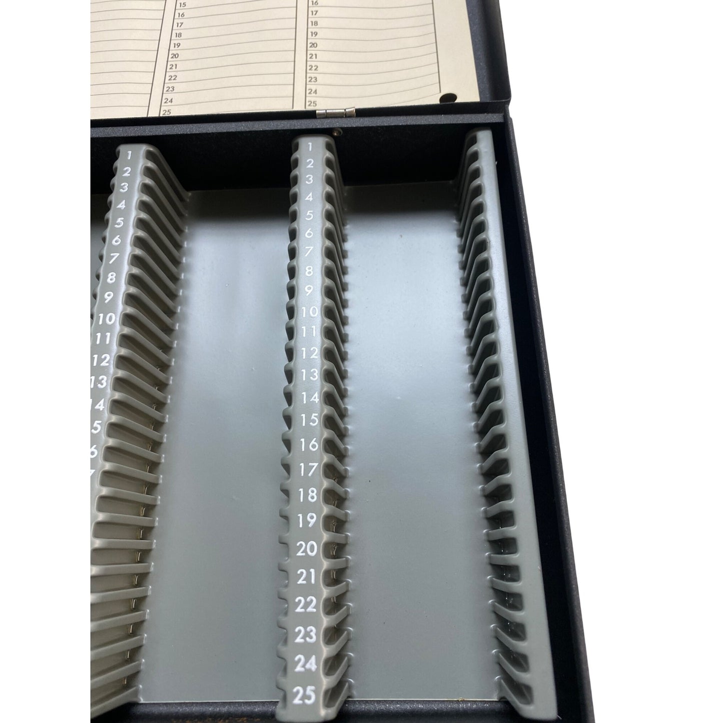 Wards Metal Slide File Case 2x2 With Box