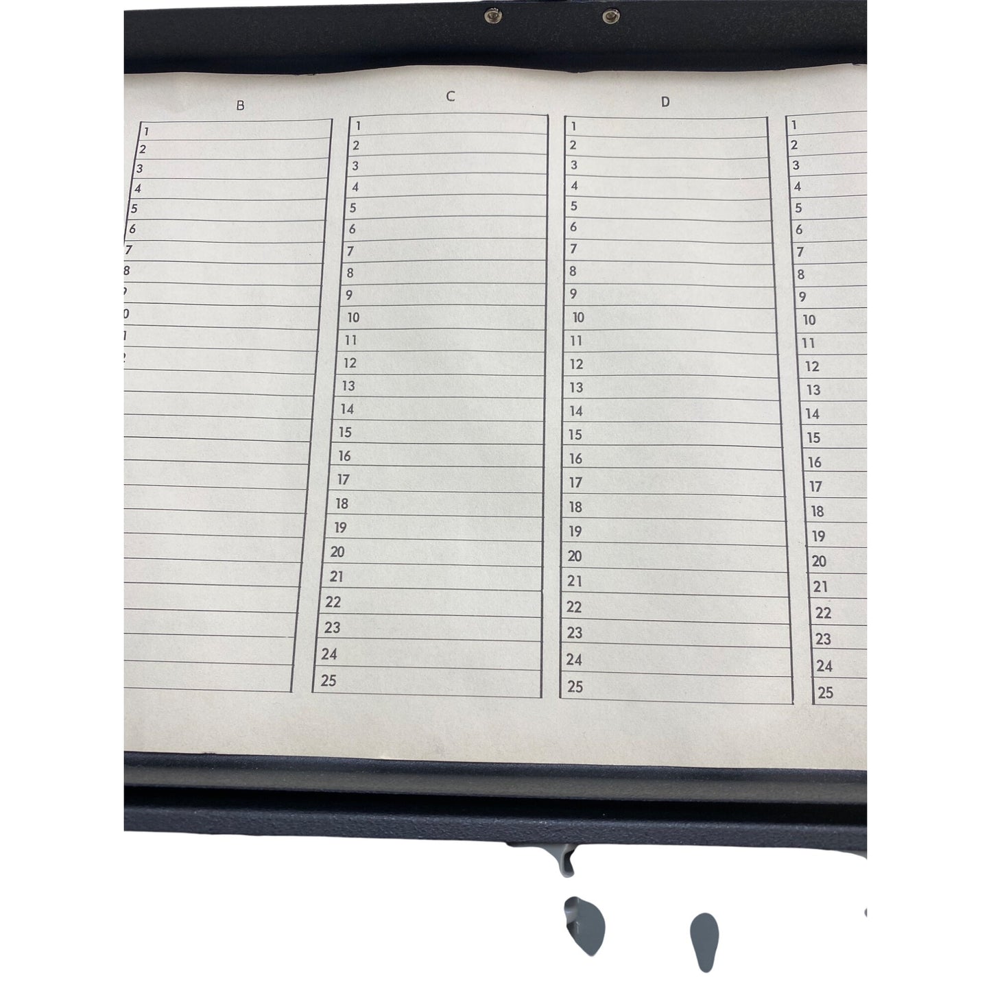 Wards Metal Slide File Case 2x2 With Box