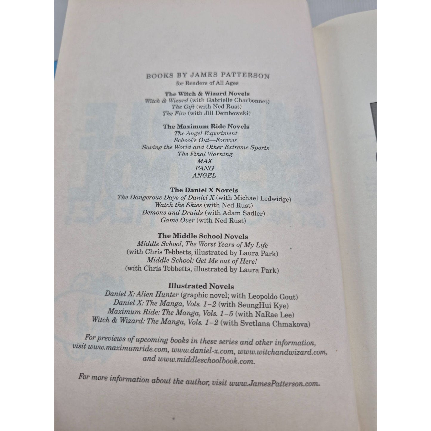 Middle School Get Me Out Of Here! By James Patterson & Chris Tebbetts Illustrated By Laura Park Hardcover Book