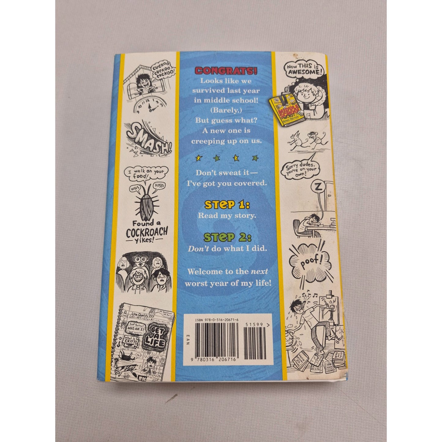 Middle School Get Me Out Of Here! By James Patterson & Chris Tebbetts Illustrated By Laura Park Hardcover Book