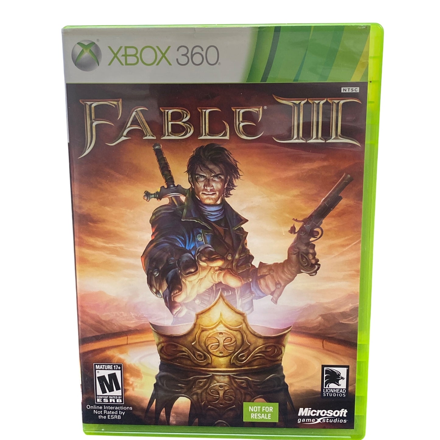 Fable III Xbox 360 Game With Case