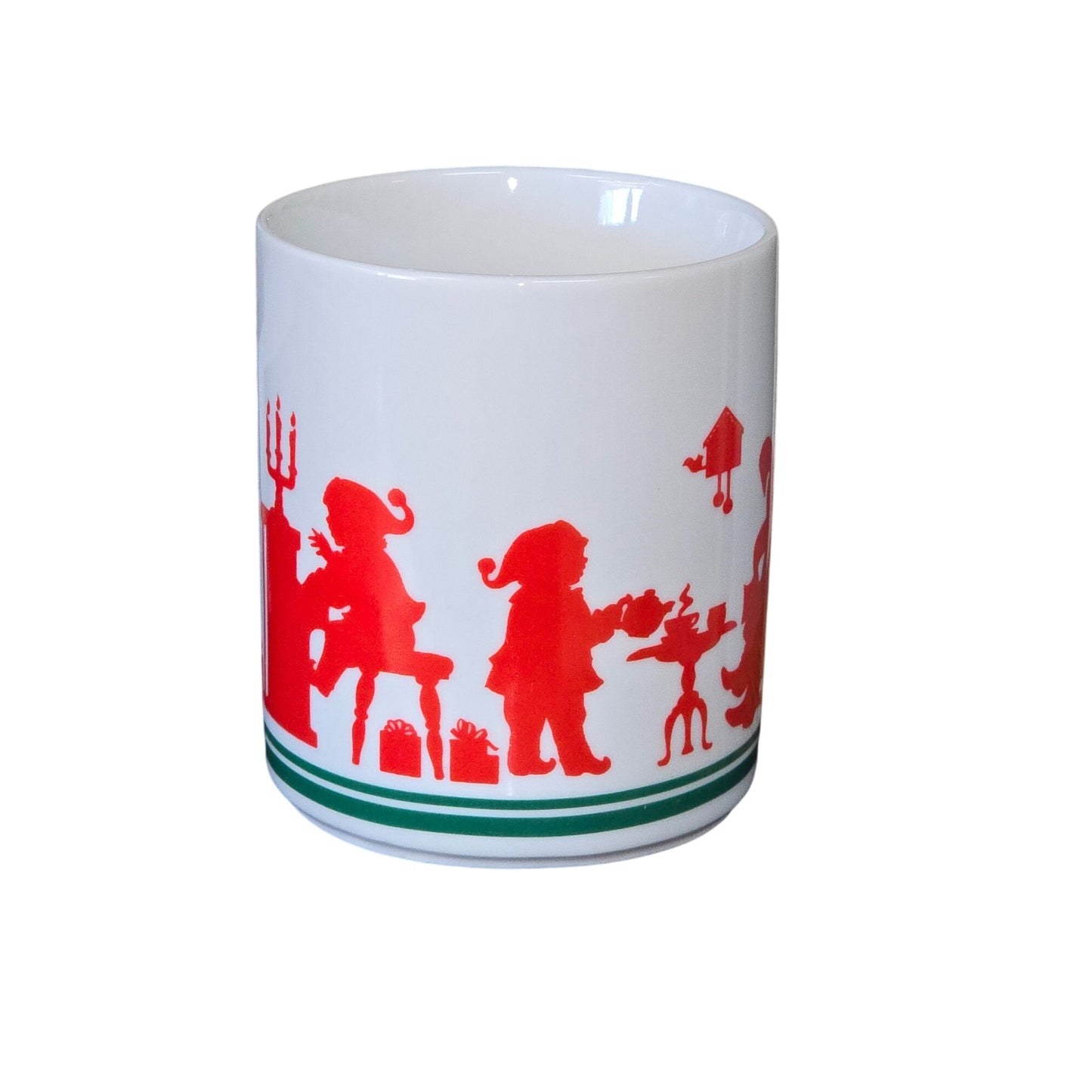 Mr. Claus Christmas Mug Santa Avon 1984 Coffee Cup Red Green