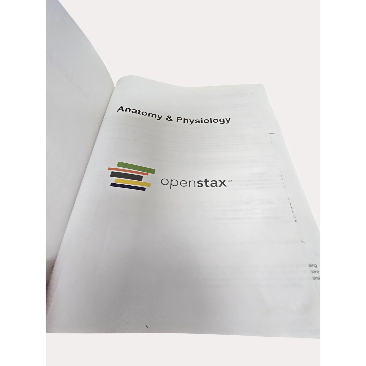 Anatomy & Physiology Hardcover By OpenStax Textbook With Illustrations & Diagrams