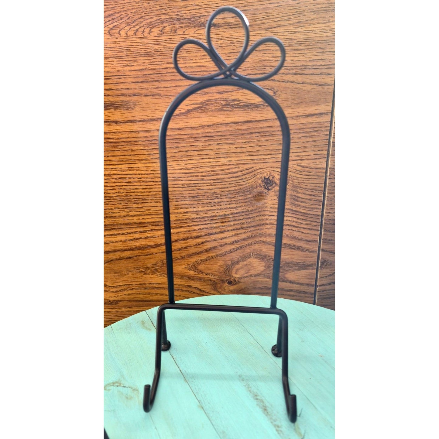 Decorative Black Metal Plate Stands Set 4