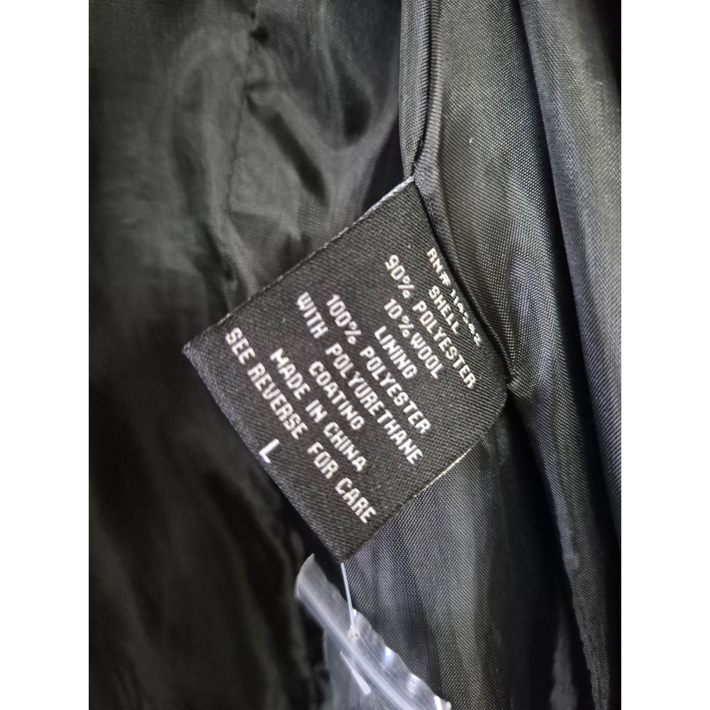 Womens Joujou Double-Breasted Plaid Peacoat Jacket With Belt Burgundy/Black L