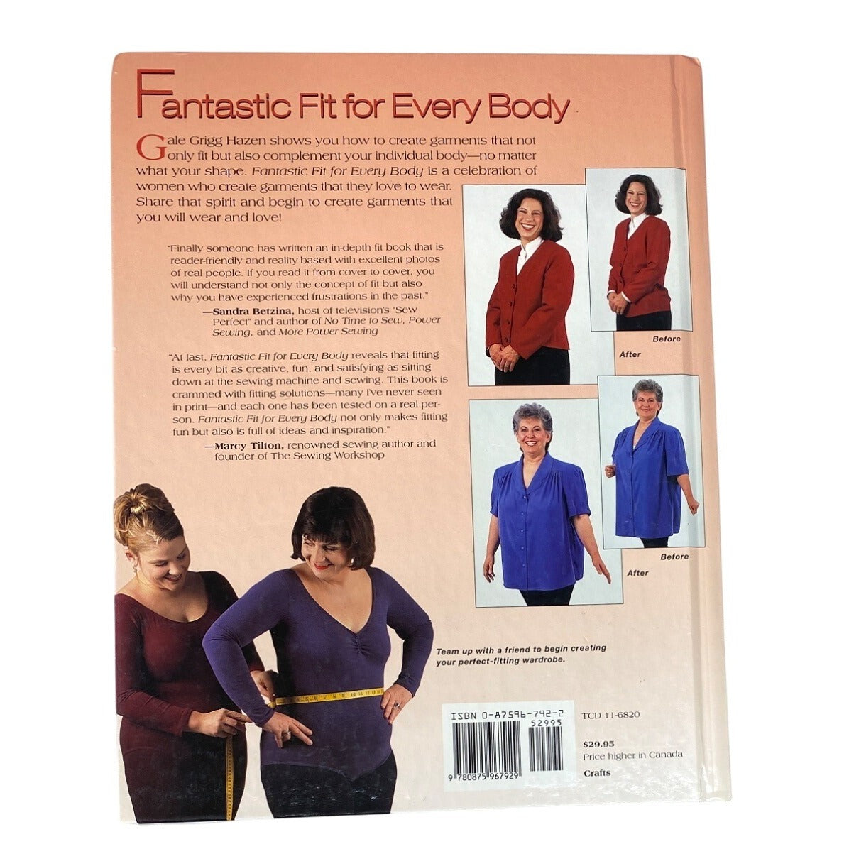 Fantastic Fit For Every Body 1998 Gale Grigg Hazen  How To Alter Patterns For Any Figure