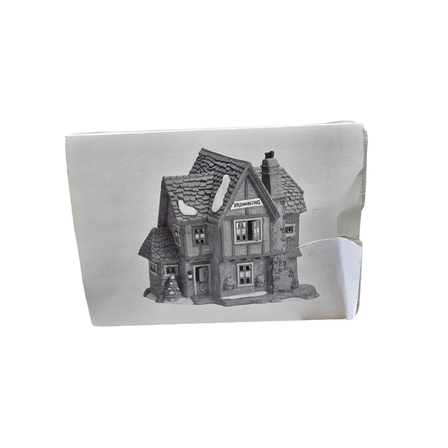 Department 56 Heritage Collection Dickens Village Browning Cottage 1994 RETIRED