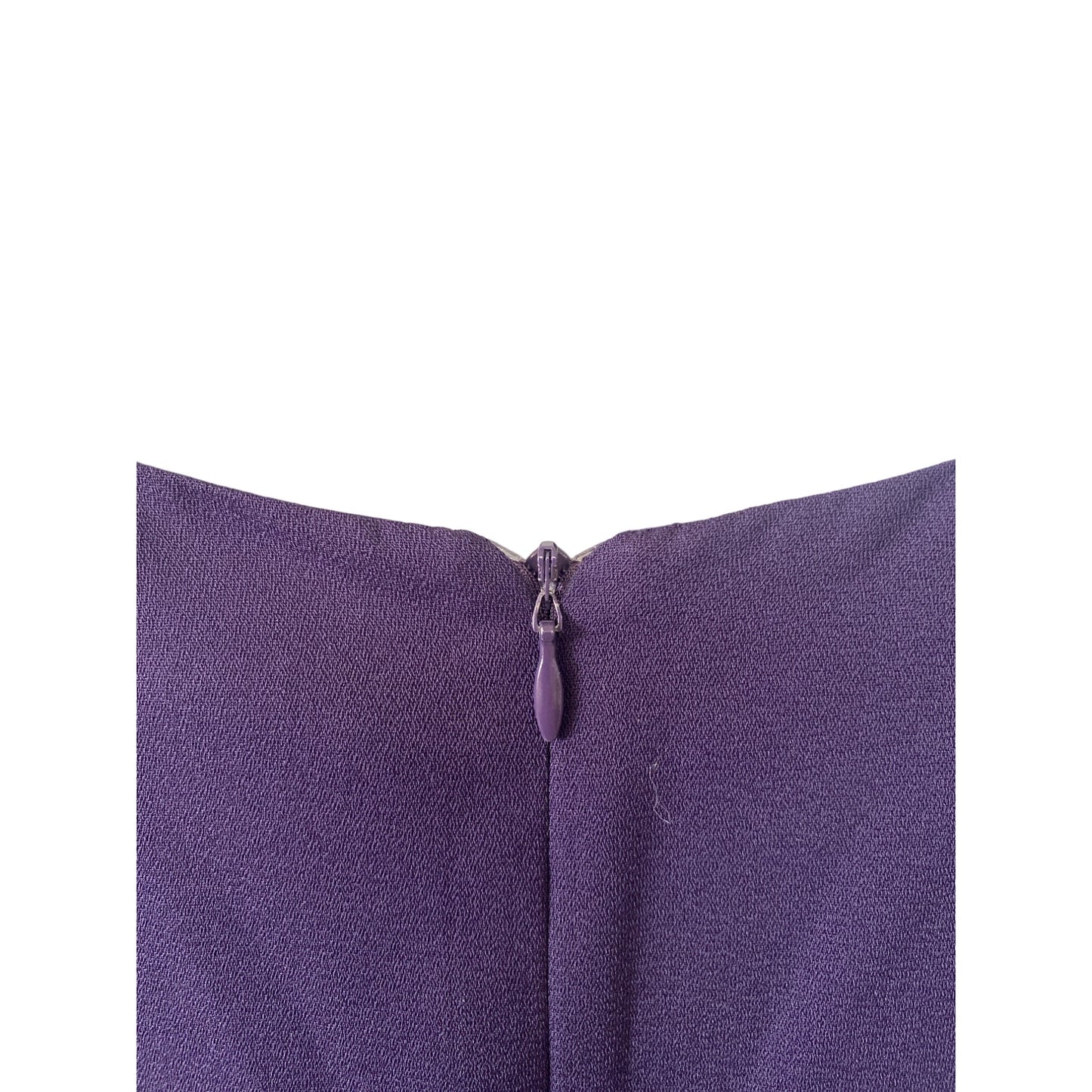 Randi May Collection Womens Purple Short Sleeve Layered Dress Size 16WP Polyester/Spandex