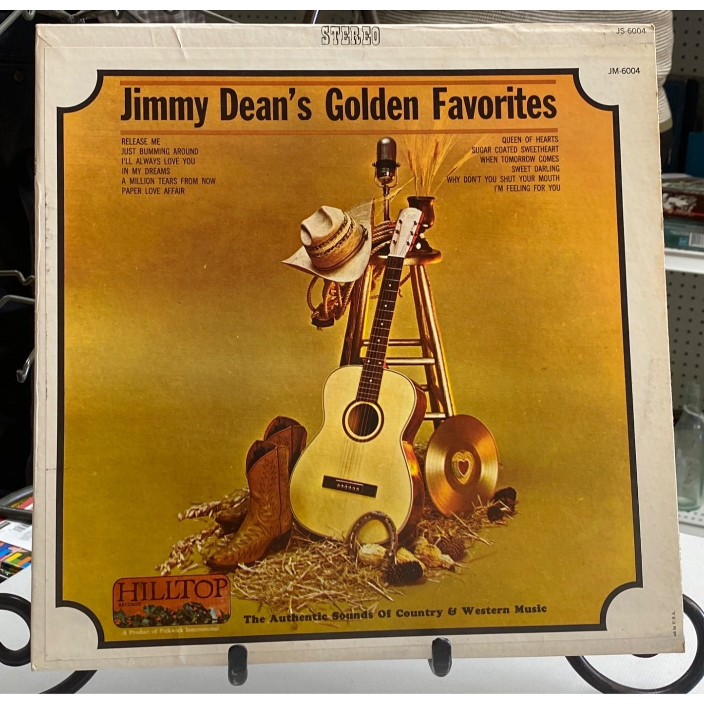 Jimmy Deans Golden Favorites JM-6004 Vinyl LP Album