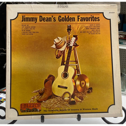 Jimmy Deans Golden Favorites JM-6004 Vinyl LP Album