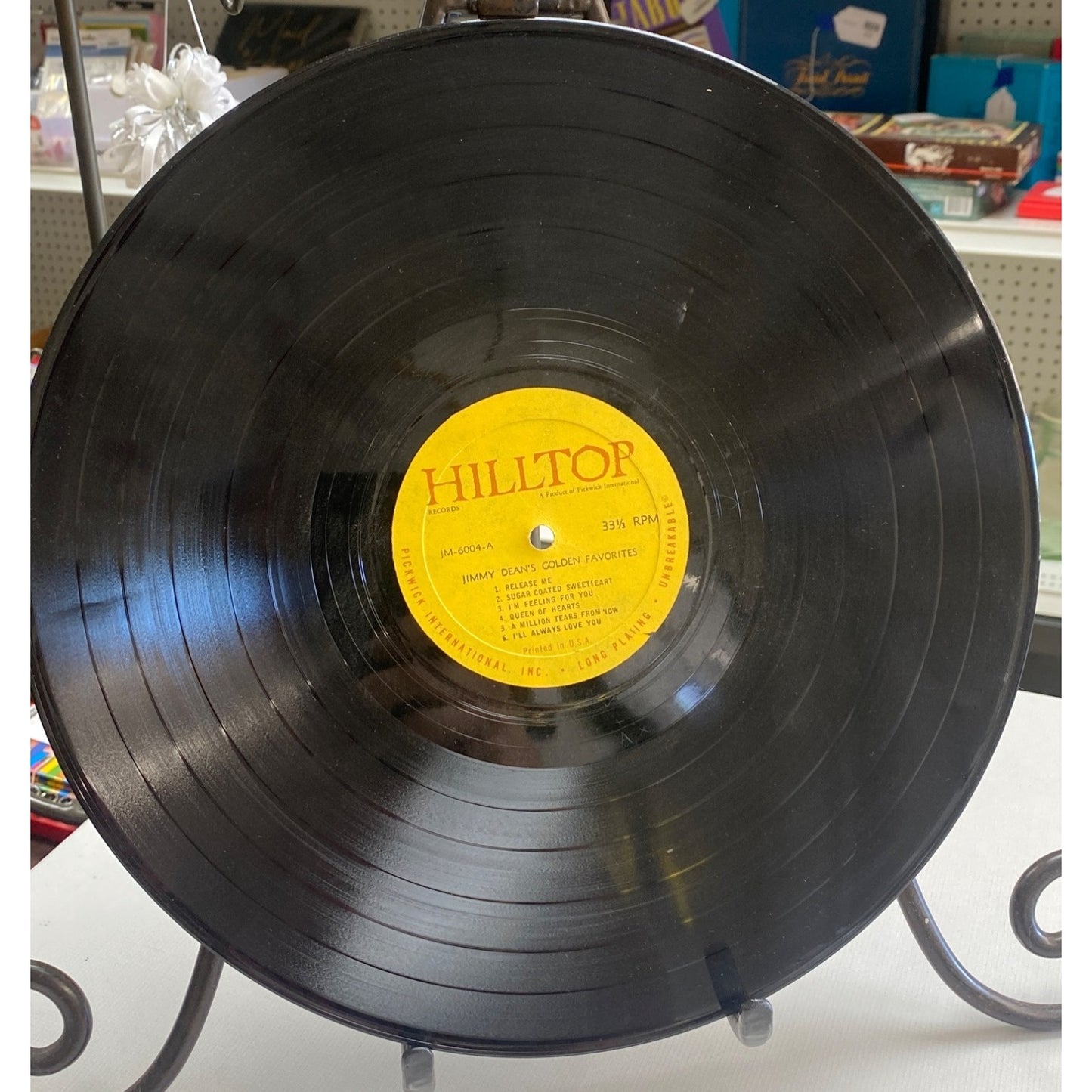 Jimmy Deans Golden Favorites JM-6004 Vinyl LP Album