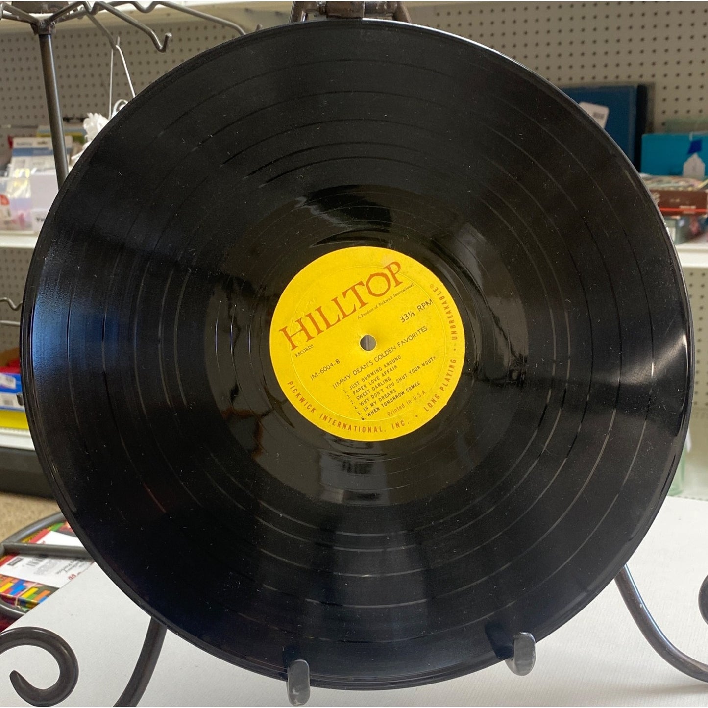 Jimmy Deans Golden Favorites JM-6004 Vinyl LP Album