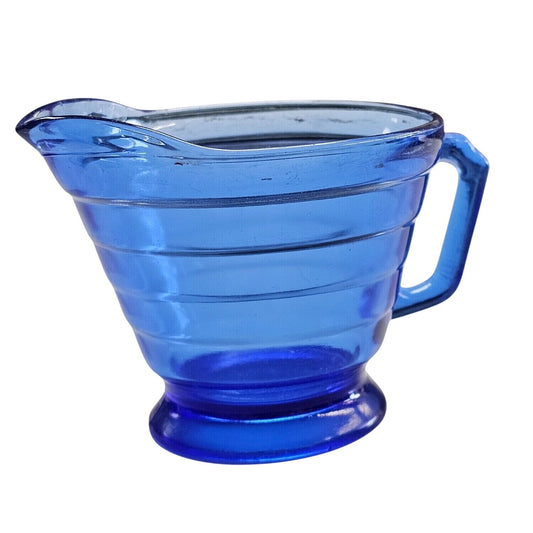 Cobalt BLUE Hazel Atlas CREAMER