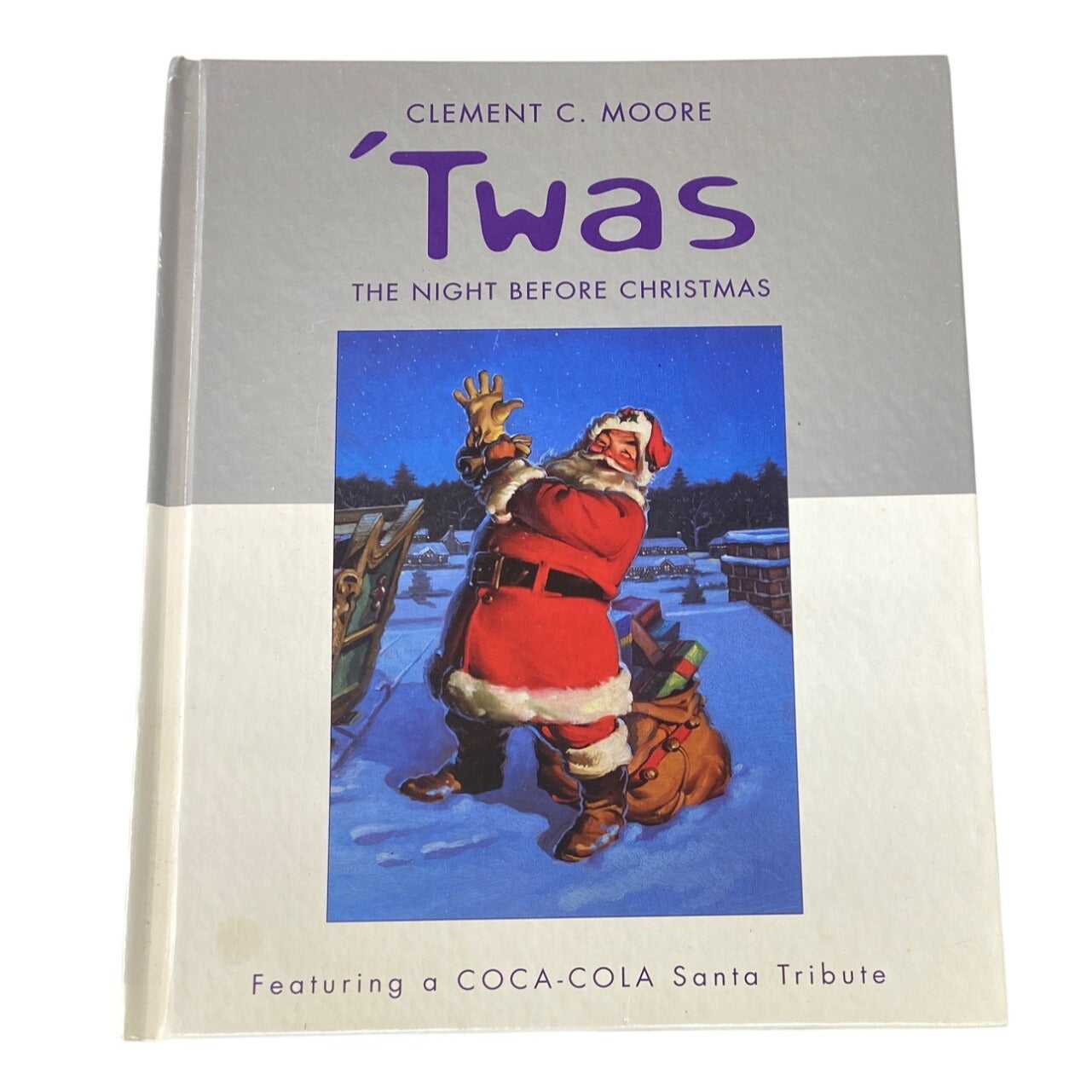 2001 Hallmark Twas the Night Before Christmas Coca Cola Hardcover Book