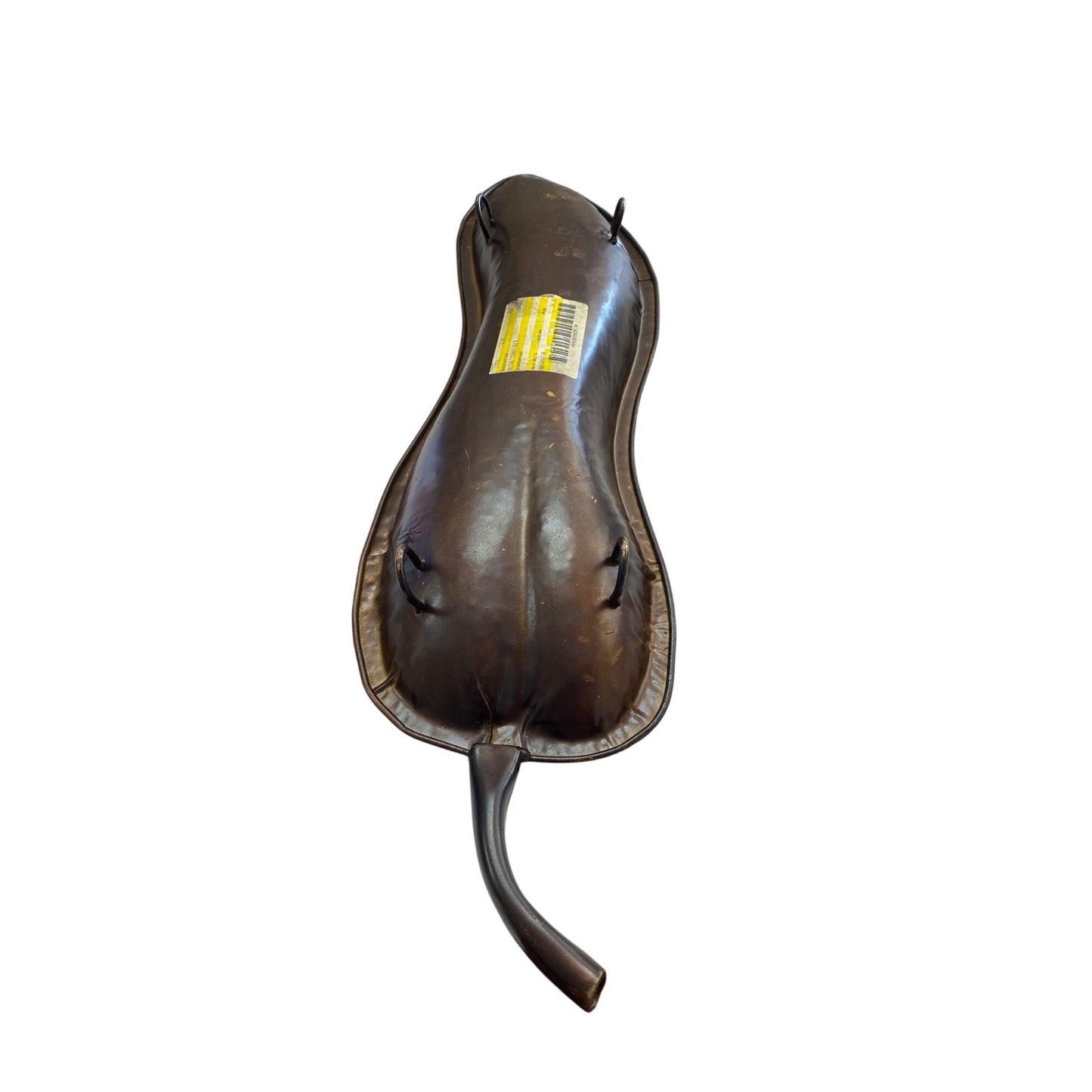 Antique-Style Metal Leaf Tray With Legs