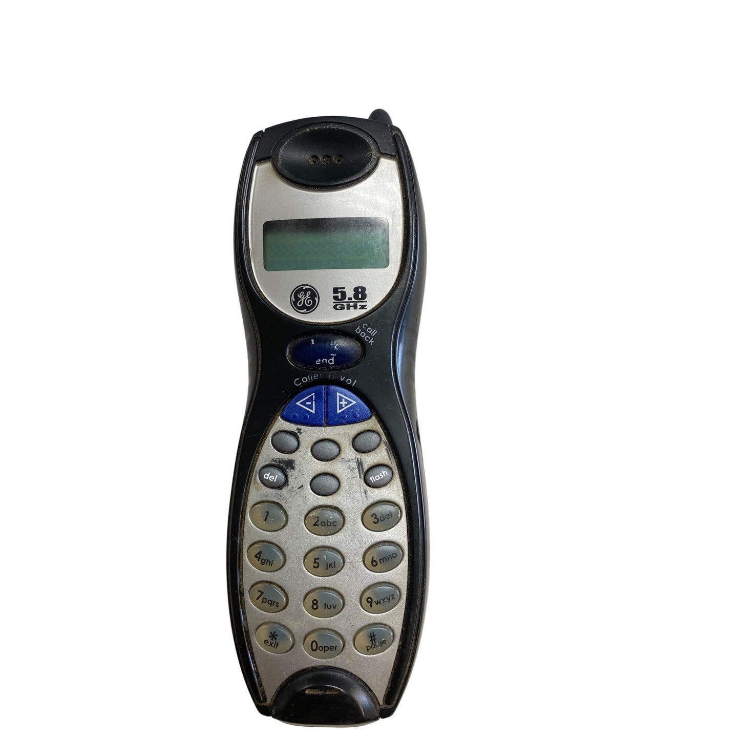 GE 5.8 GHz Cordless Phone With Dual Keypad Digital Messaging System
