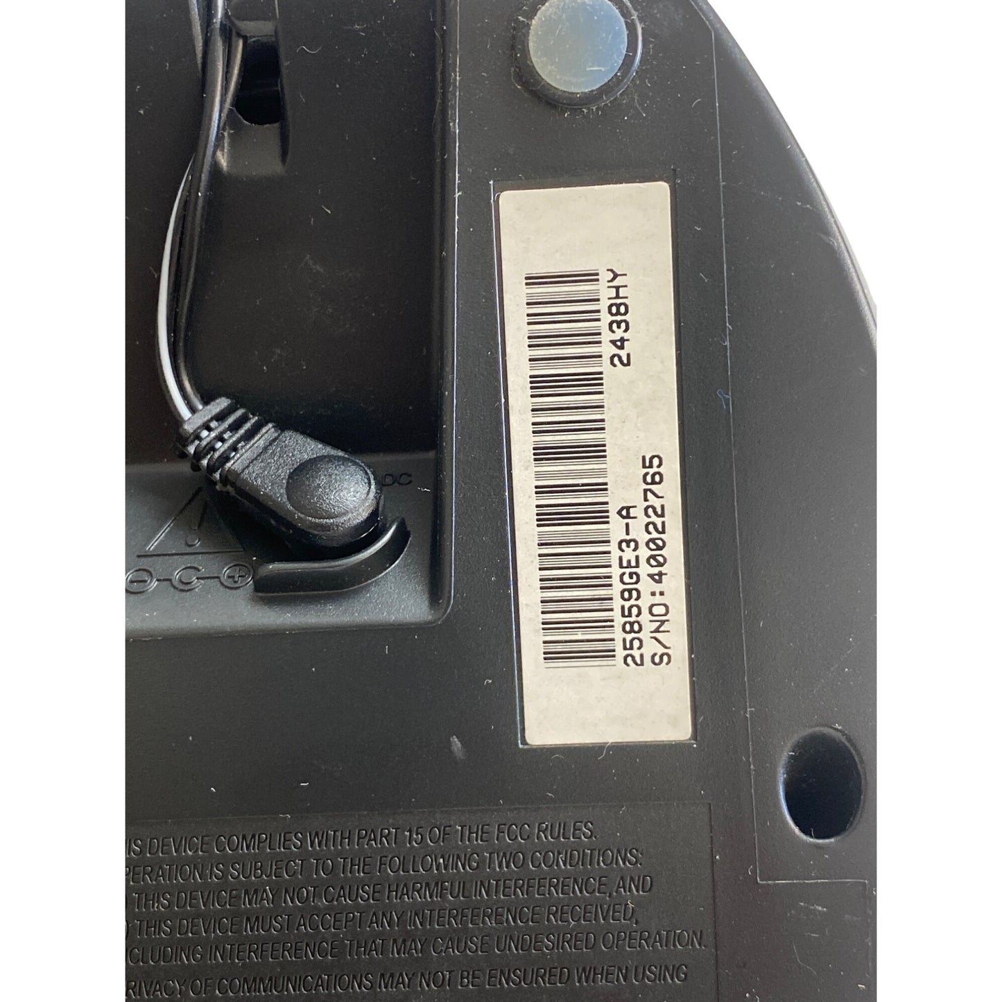 GE 5.8 GHz Cordless Phone With Dual Keypad Digital Messaging System