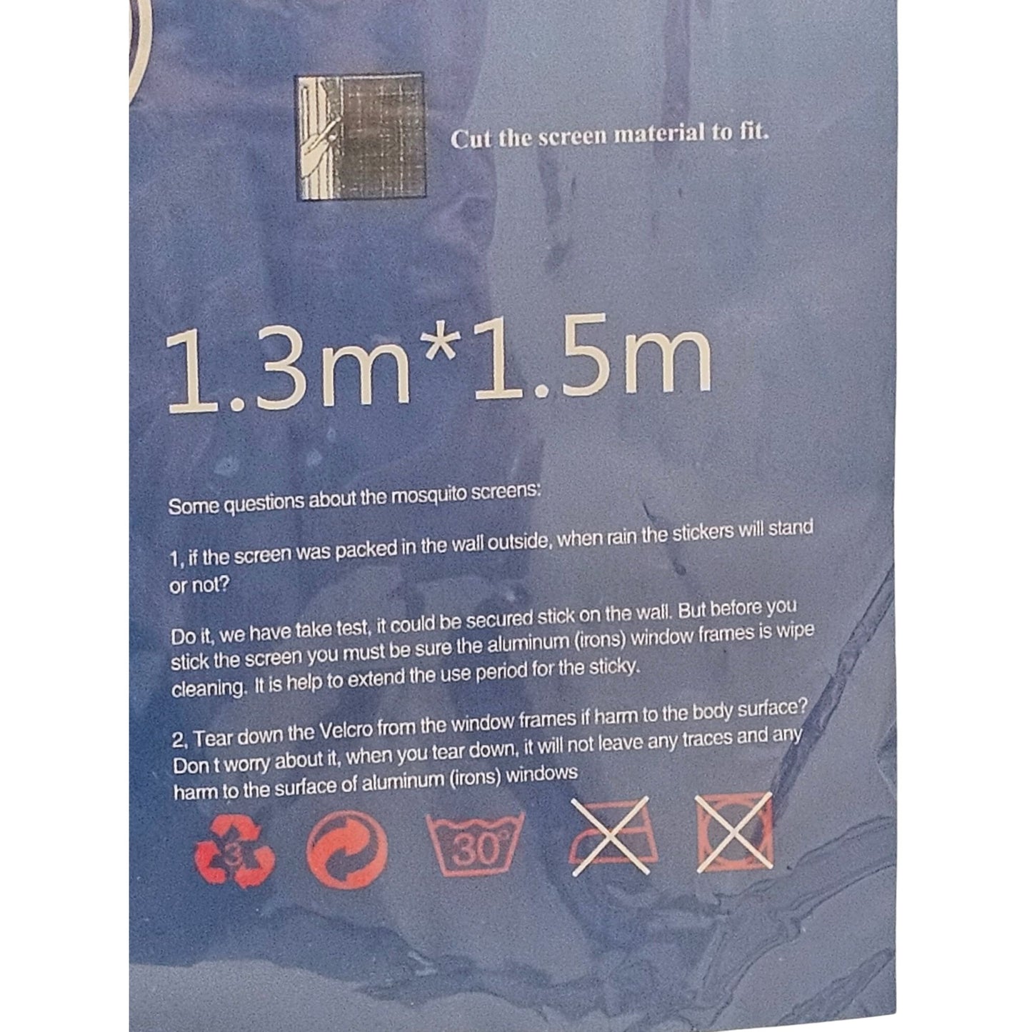 DIY Flyscreen White 51" x 59"